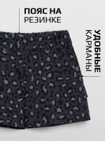 Леопардовый костюм для девочки с шортами