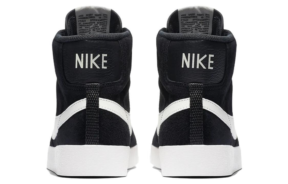 Кроссовки Nike Blazer Black Suede (Женская размерная сетка)