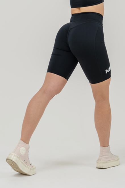 ШОРТЫ HIGH WAISTED LEGGINGS SHORTS 9″ SNATCHED 614 ЧЕРНЫЕ