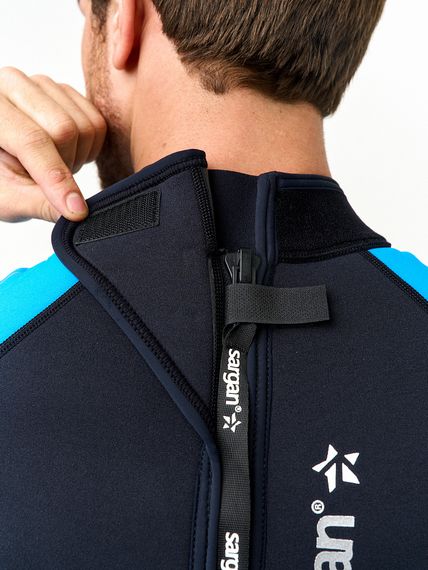 Гидрокостюм Sargan Nero 2.0 Shorty men 3 мм черно-голубой