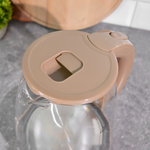 Чайник электрический 1,8л "Добрыня DO-1254В" 1800Вт стекло, бежевый