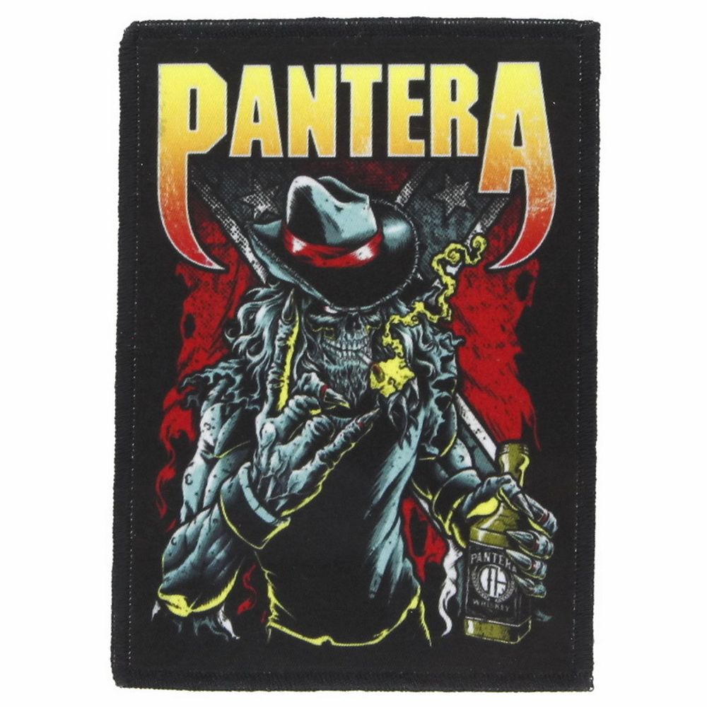 Нашивка Pantera скелет ковбоя (976)