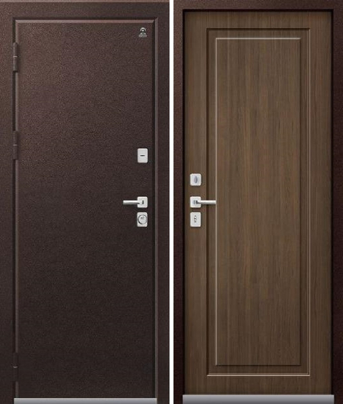 Входная дверь Центурион ТЕРМО Т-4 Шоколадный муар - Миндаль (2025)