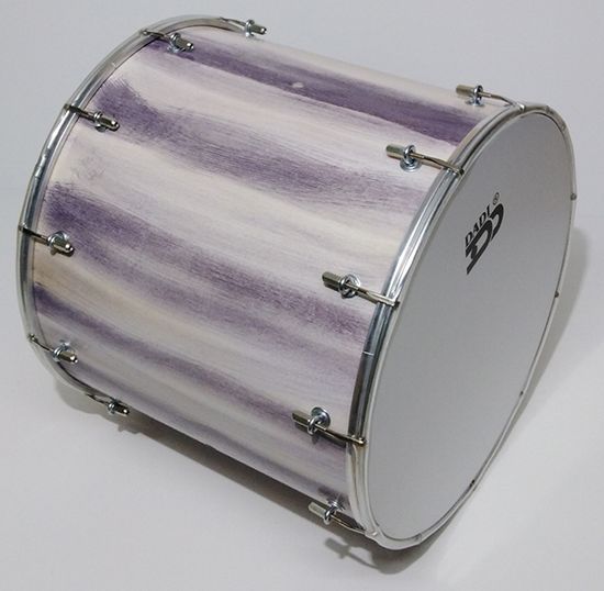 BK-13Ms Барабан кавказский 13", 31х33 см, цвет - мрамор светлый, Мастерская Бехтеревых