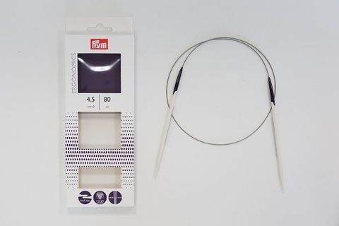 Prym Ergonomics Спицы круговые (пластик), № 12, 80 см