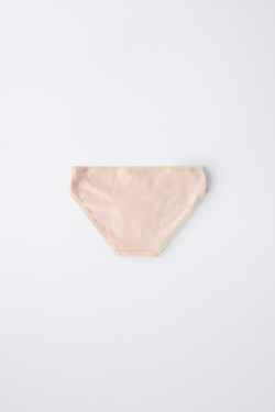 ZARA НАБОР ИЗ 6 ТРУСОВ С ПРИНТОМ «РОМАШКИ», РАЗНОЦВЕТНЫЙ