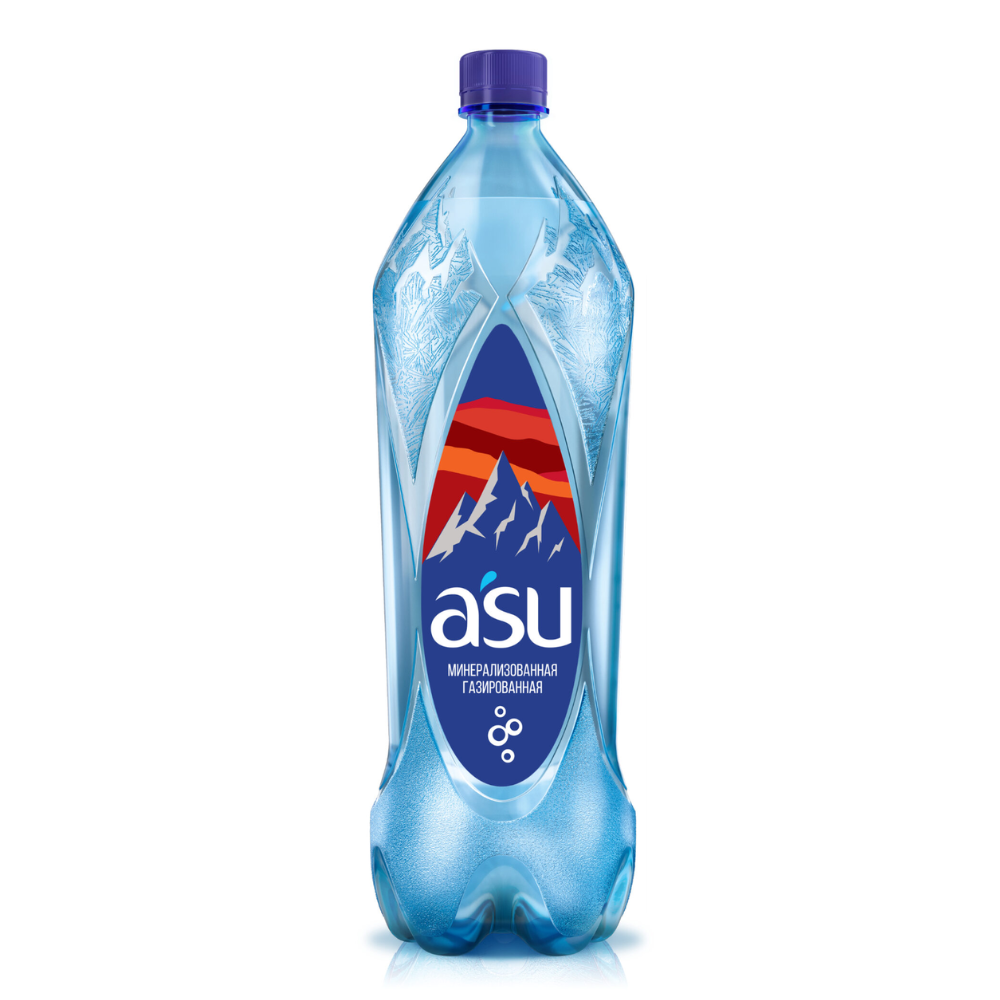 Минеральная вода Asu газированная 1.5 л