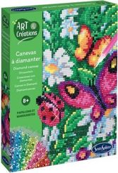 Все, что вам нужно знать о продукте Diamond Canvas - Бабочки и ромашки