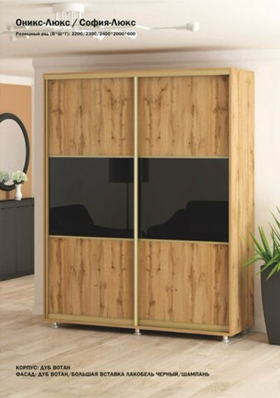 Шкаф купе 2 ств. "Оникс-Люкс/София-Люкс/Экон-Люкс"