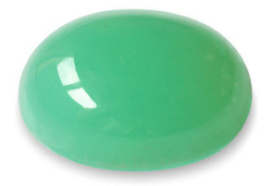 Хризопраз (Овал кабошон 7.00 x 5.00 мм)