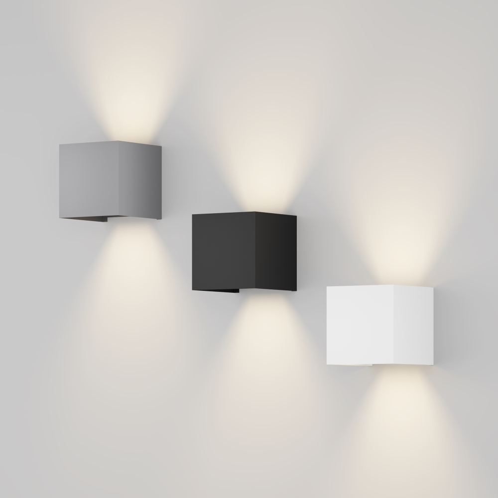 Уличный настенный светодиодный светильник Maytoni Fulton O572WL-L20B3K