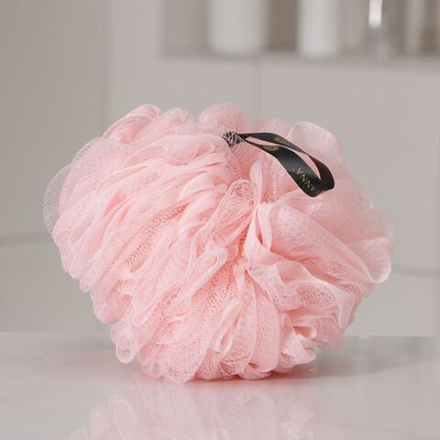 Розовая мочалка для тела «Нежность»