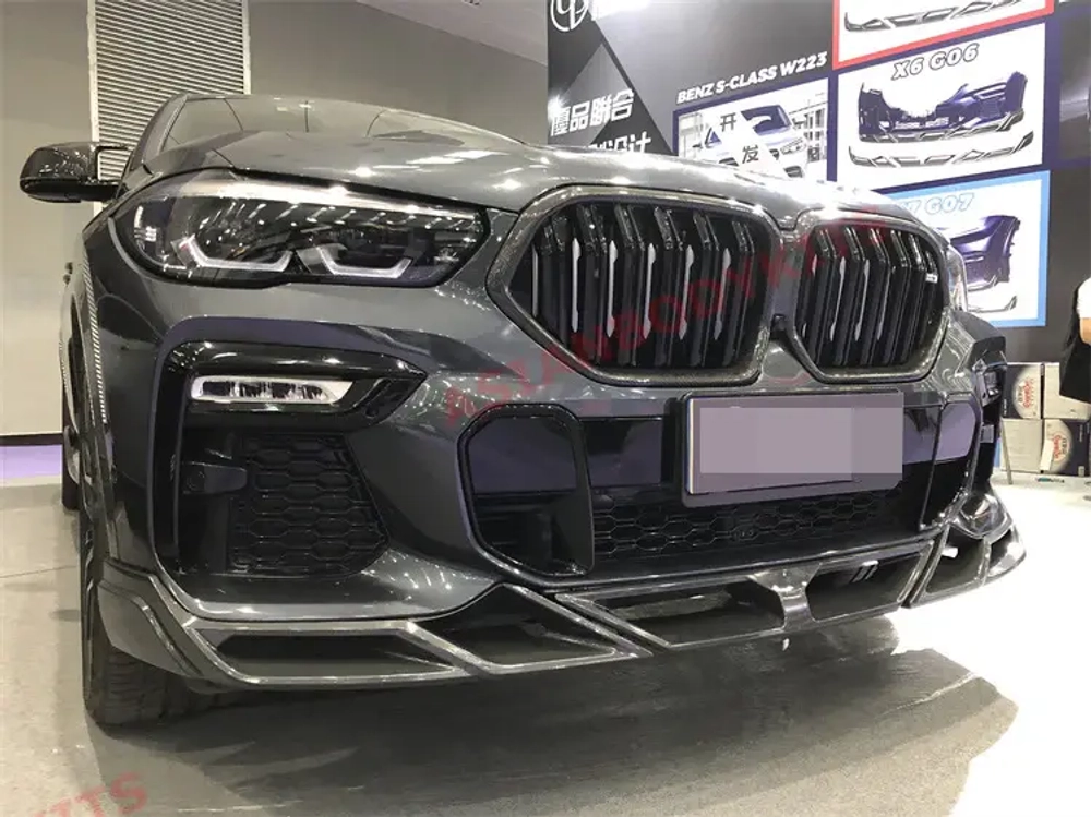 Губа переднего бампера для BMW X6 G06 2019+ БМВ