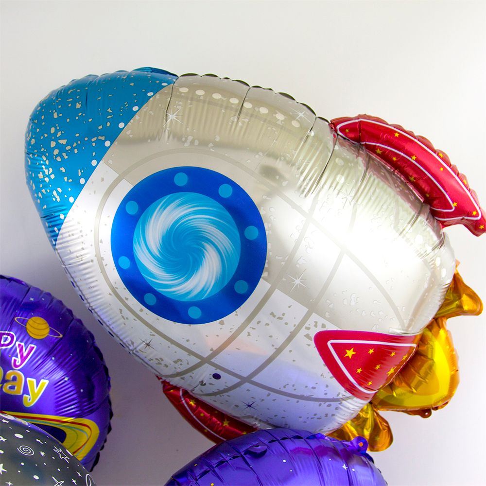 Шар (29"/74 см) Фигура, Ракета 1 шт.