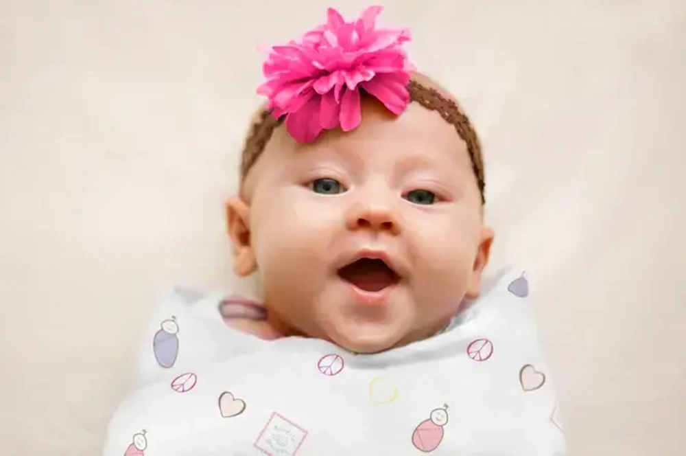 SwaddleDesigns SD-187L Набор пеленок SwaddleDuo - Lavender Mod Circles + Peace, Love, Swaddle