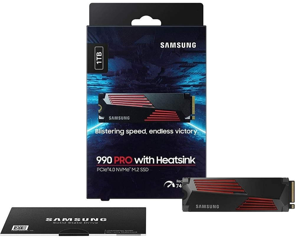 SSD Samsung 990 PRO Heatsink MZ-V9P1T0CW 1000 Гб