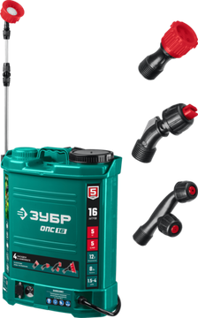 Аккумуляторный опрыскиватель "ЗУБР" ОПС-16