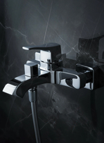 Смеситель для ванны с душем WONZON & WOGHAND FLEX, Хром (WW-88037072-CR)