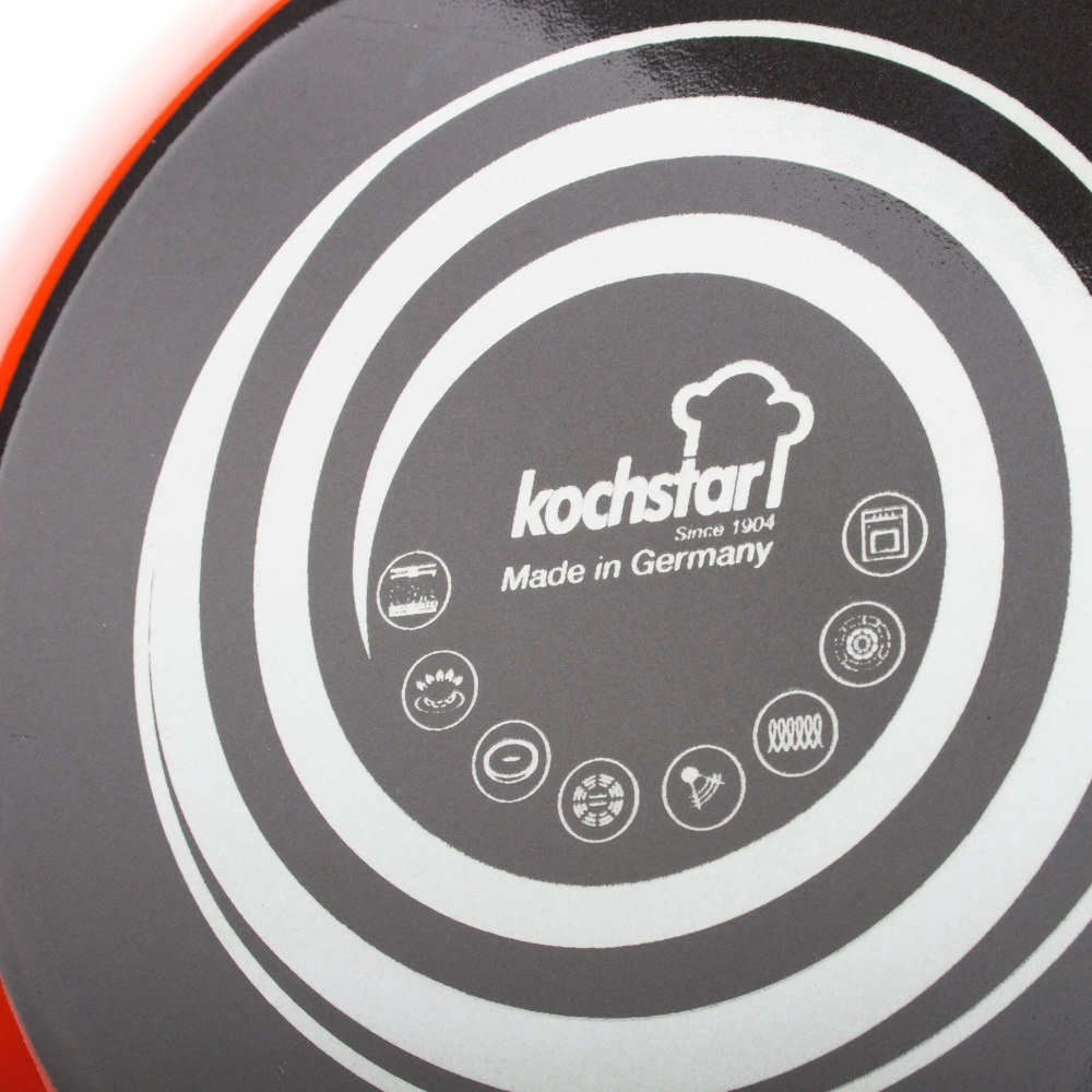 Сковорода вок 30см Kochstar Neo оранжевая Германия дно