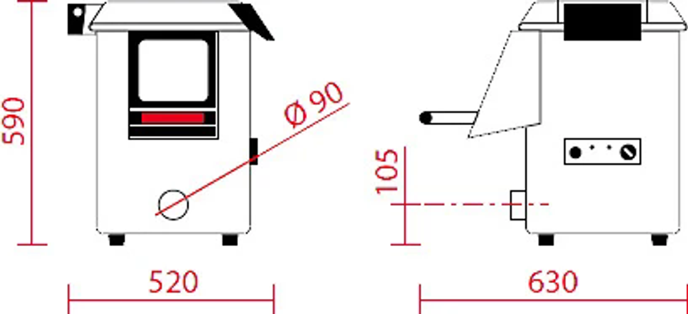Картофелечистка Fimar PPN/5 (220V)