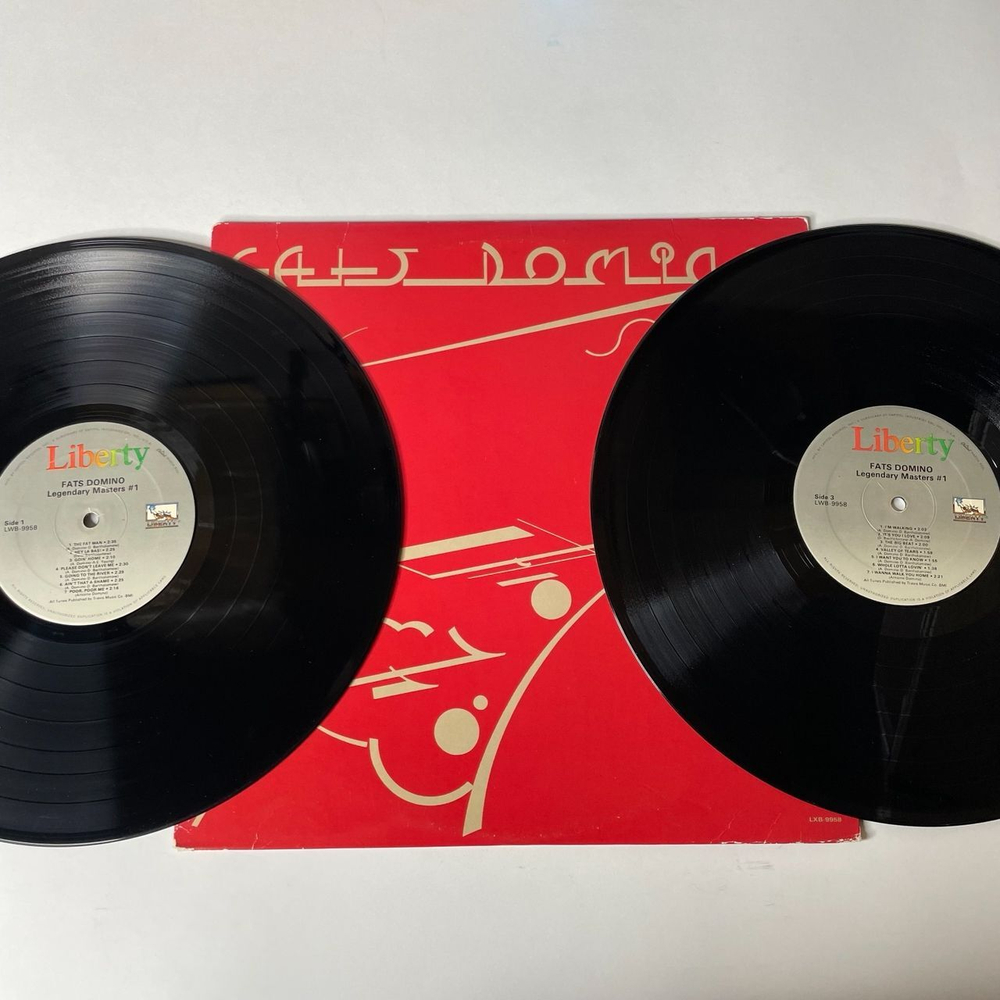 Винтажная виниловая пластинка LP Fats Domino Legendary Masters 1 (USA 1977)