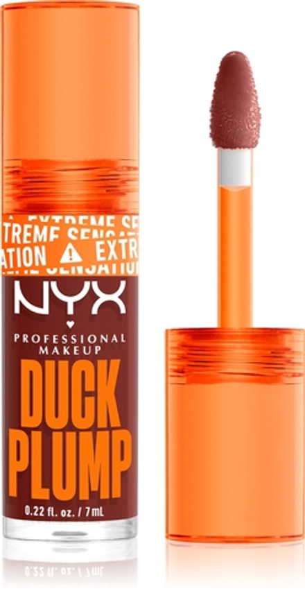 NYX Professional Makeup Duck Plump - Блеск для губ с эффектом увеличения оттенок 16 Wine Not, 7 ml