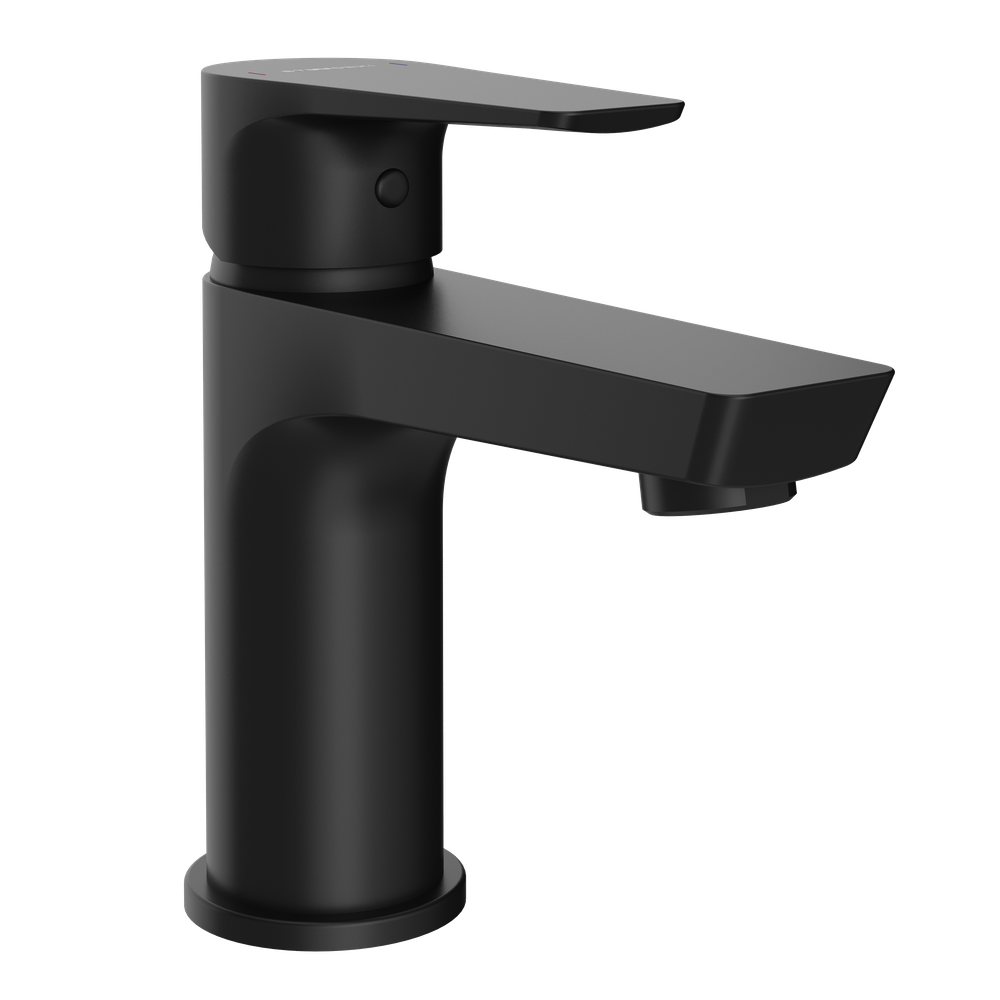 Смеситель для раковины STWORKI Хельсинки S33010BK матовый черный