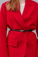 ТОНКИЙ РЕМЕНЬ В ДВА ОБОРОТА BLACK