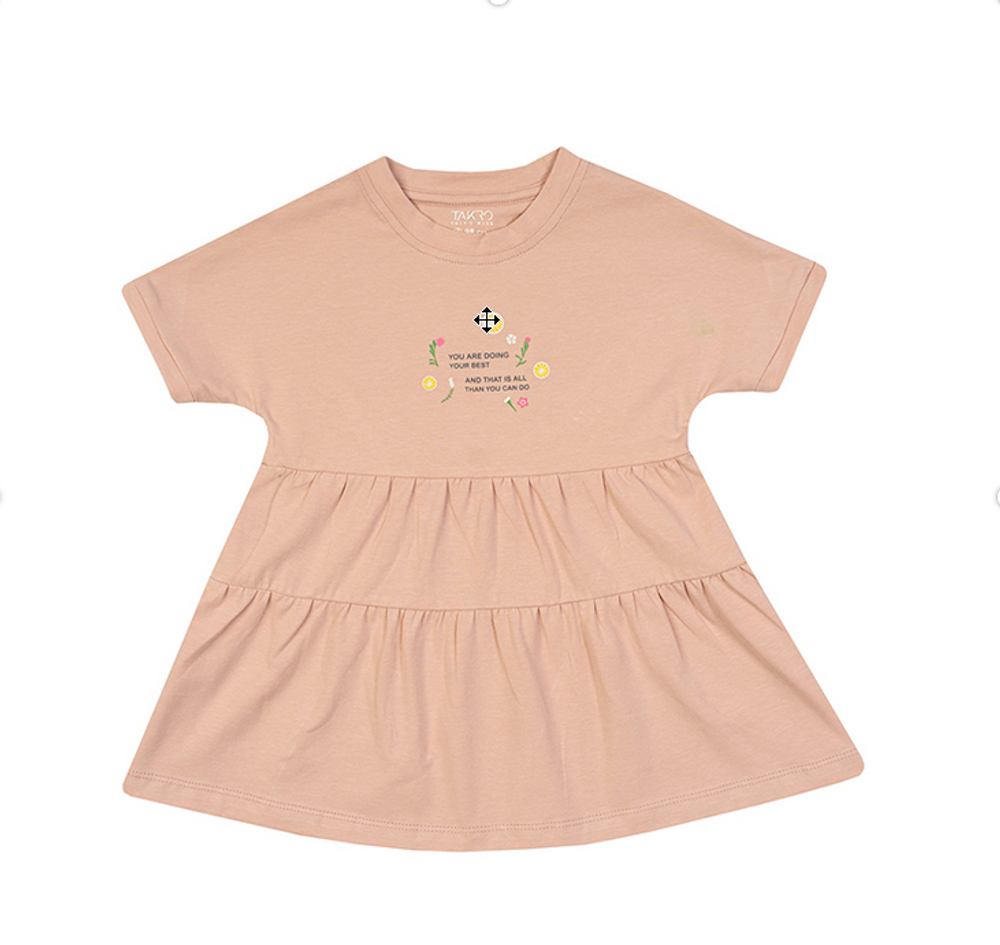 Платье для девочки р. 104 (т.розовый) (Takro)