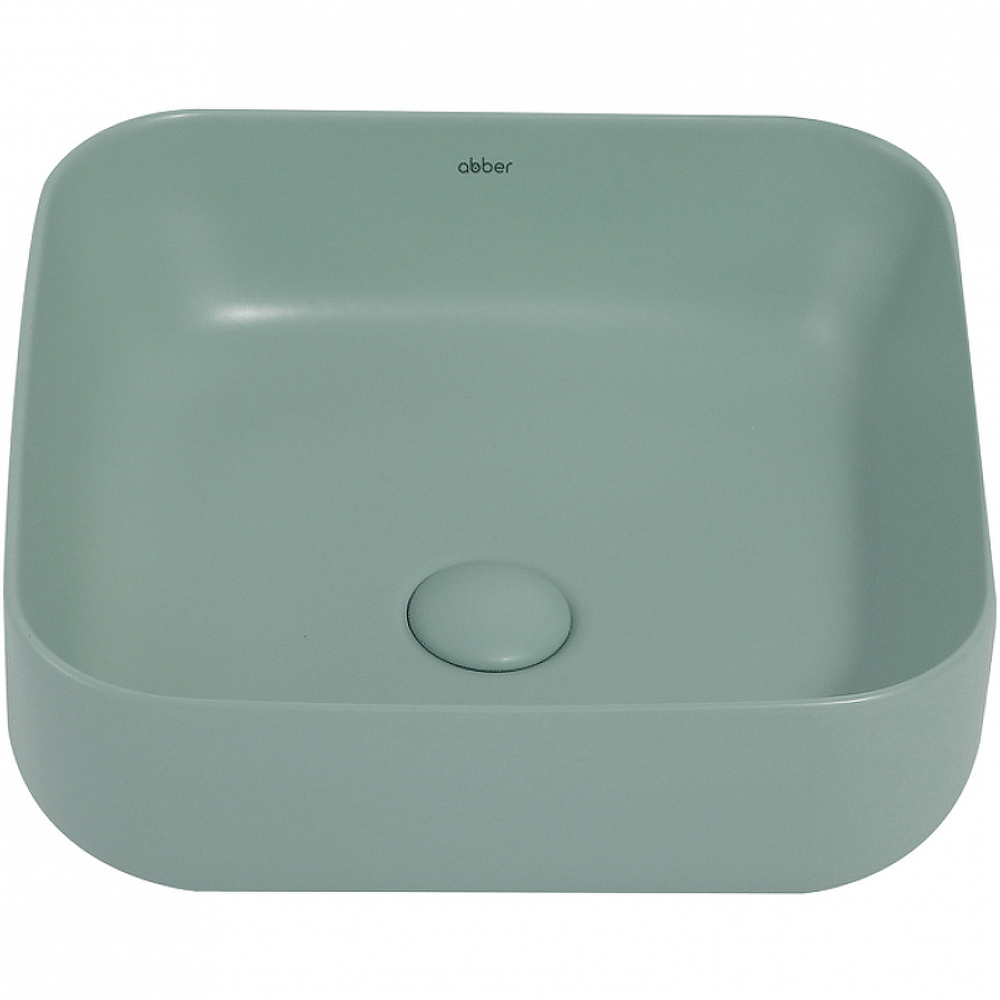 Раковина-чаша Abber Rechteck 39 AC2211MCG Светло-зеленая матовая
