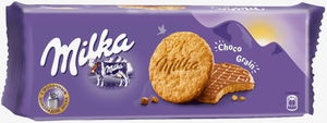 ПЕЧЕНЬЕ MILKA CHOCO GRAIN МОЛОЧНЫЙ ШОКОЛАД С ОВСЯНЫМИ ХЛОПЬЯМИ 126ГР