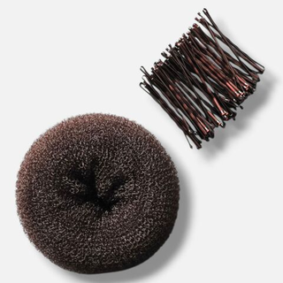 Набор валик + невидимки коричневые IPARIKMAHER