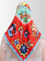 Платок «Городецкая роспись»