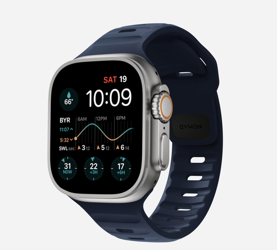 Ремешок Nomad Sport Strap, atlantic blue - Apple Watch Ultra (49mm) 8/7 (45mm)/6/SE/5/4 (44mm)/3/2/1 (42mm)