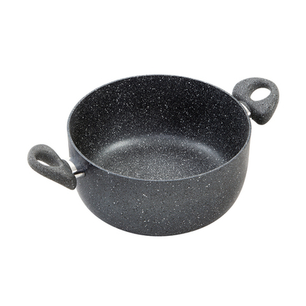 Кастрюля Scovo Stone Pan ST-026 с крышкой, алюминиевая, 4,2 л