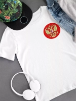 Футболка с гербом России