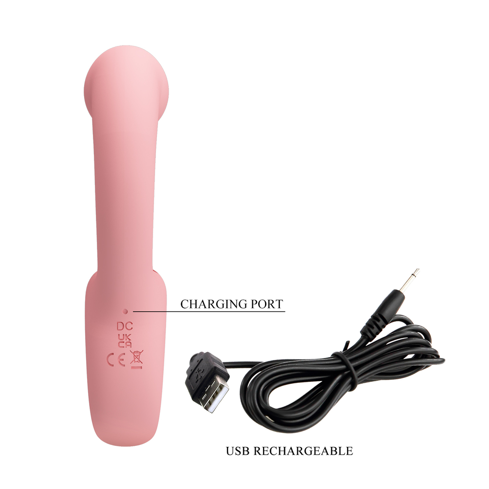 Вибратор для точки G с язычком Pretty Love Erynnyes BI-300104