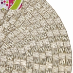 Салфетка плетеная 38см «Плетение» золото
