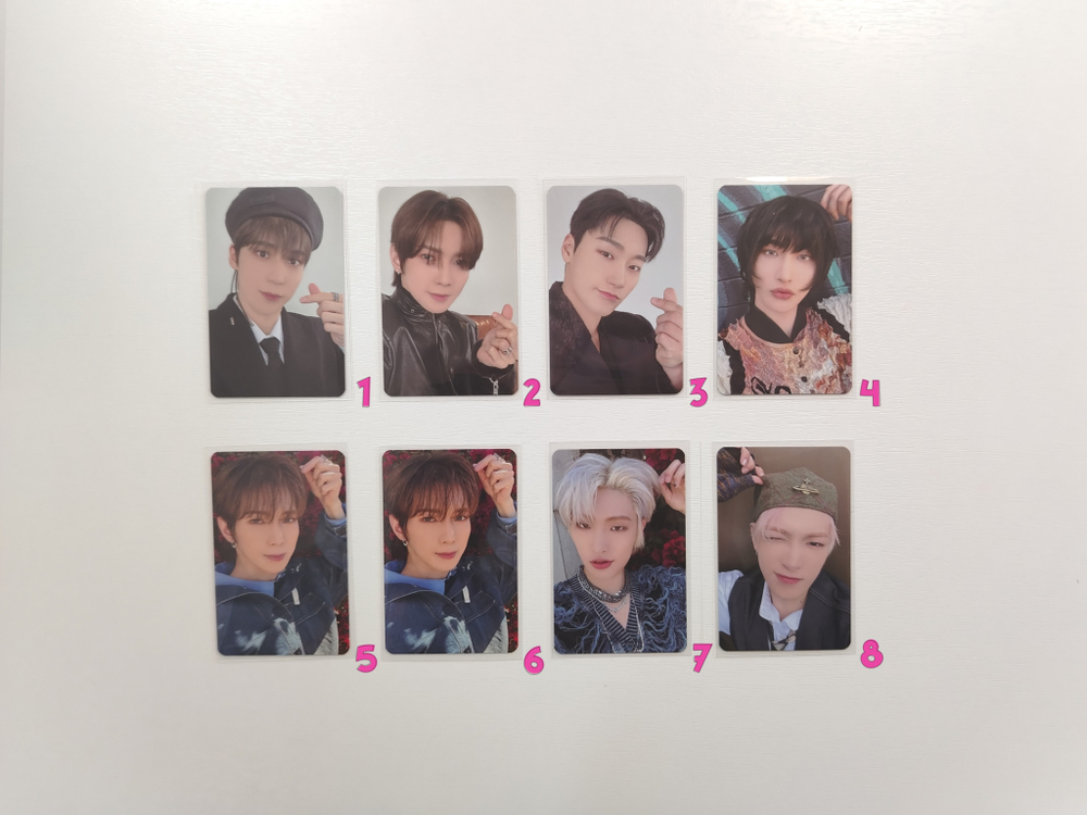Фотокарты ATEEZ GOLDEN HOUR: Part.1 OFFICIAL MD PHOTOCARD A&Z SET (Дефекты)
