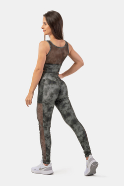 Лосины Nebbia ECO Mesh Leggings “Breathe” 400 camo green