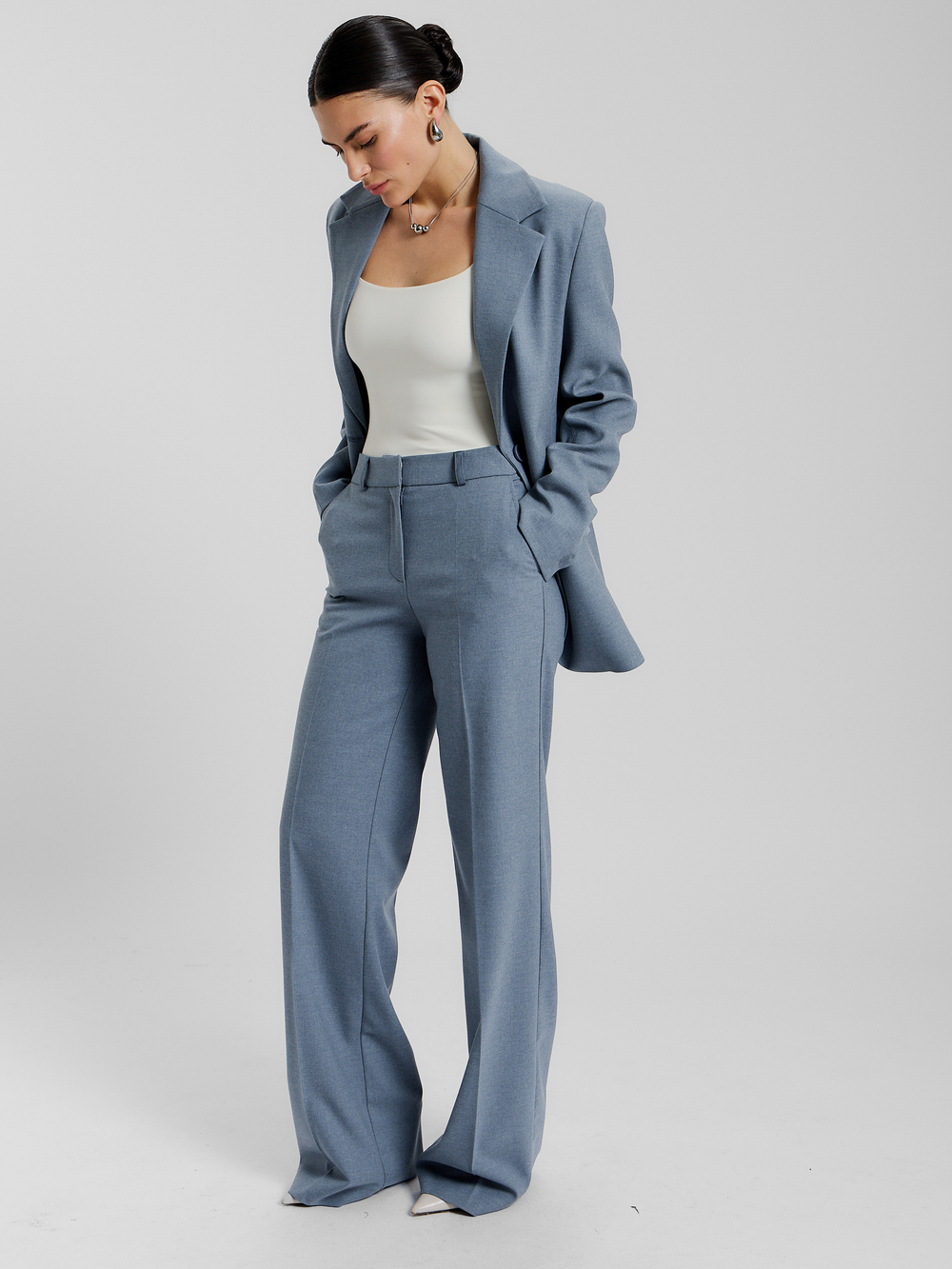 Голубые брюки Лорен