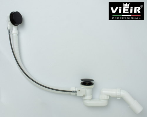 Пластиковая обвязка (полуавтомат) для ванны (ЧЕРНЫЙ)  ViEiR  (10/1шт)