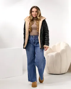 Куртка с мехом УК-4431-2 Фабрика Моды