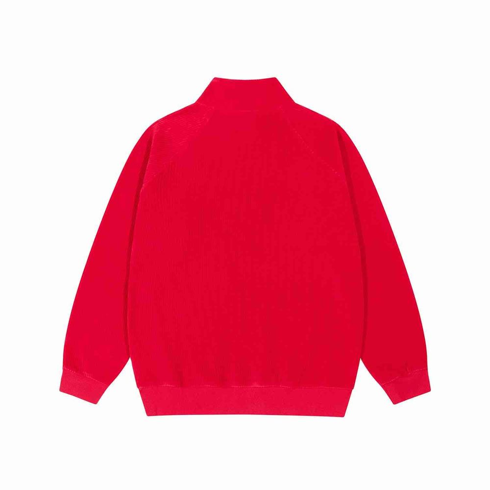 Толстовка Ymkashix Puff велюровая красная