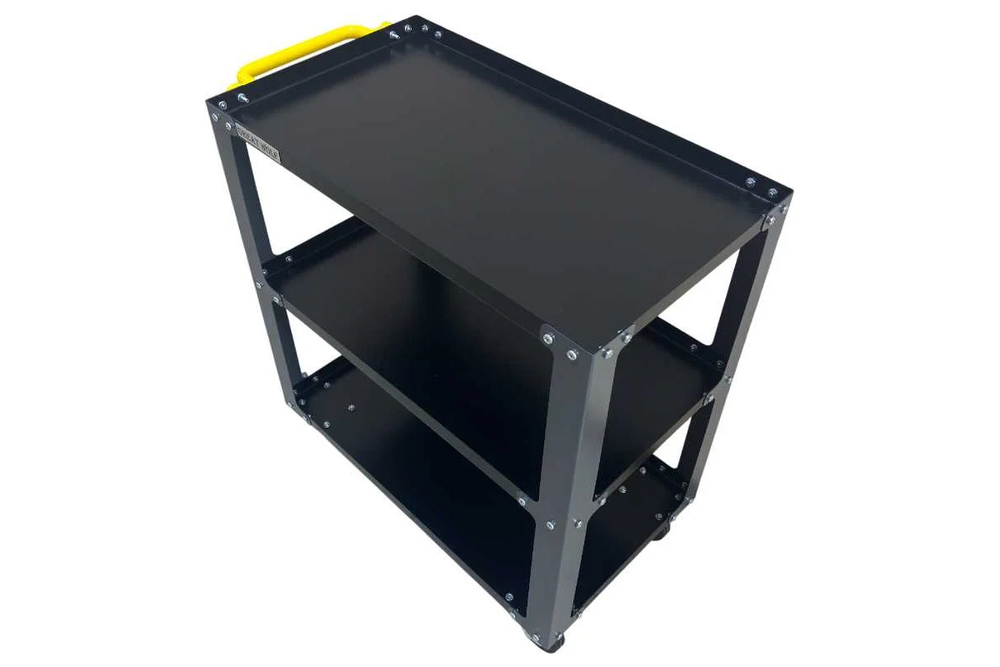 Инструментальная тележка GWT-G3 Great Wolf, 3 полки, колеса с тормозом, серая