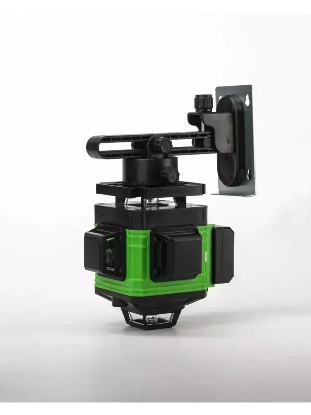 Лазерный строительный уровень нивелир 4D 16 линий зеленый луч 360 с триподом, пультом, кронштейнами, YouTech