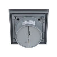 Вытяжной сверхмощный вентилятор ММ-Р 01 пластик овал 169 м³/час с обратным клапаном хром