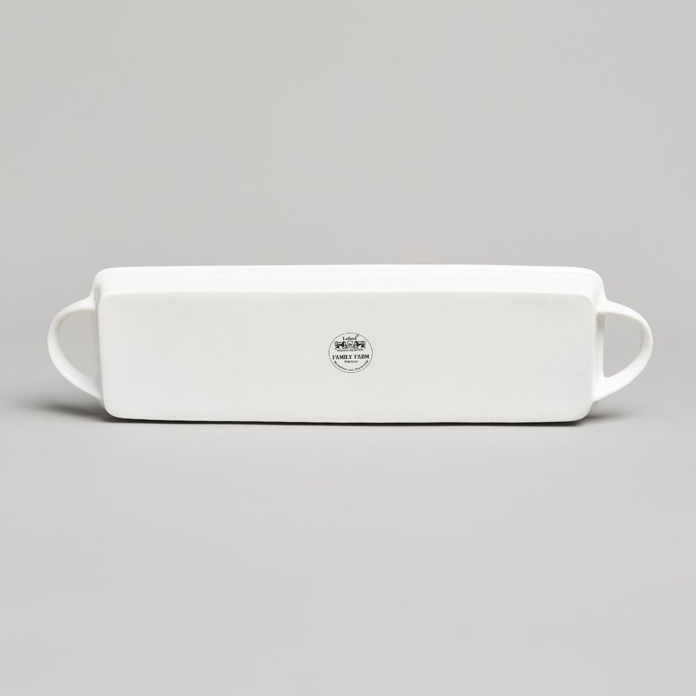 БЛЮДО С РУЧКАМИ LEFARD "FAMILY FARM" ПРЯМОУГ. 42*12*3,5 СМ (КОР=16ШТ.)