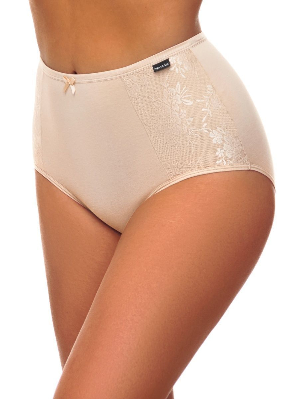 Трусы х/б,бок нашив,выс.пос(54-60) 3972