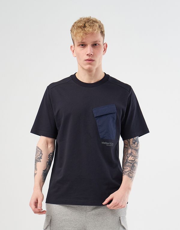 Футболка We Don’t Care Pocket T-shirt Navy - фото 1